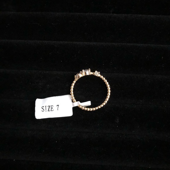 NWT 925 Gold Tone Ring - Picture 3 of 5